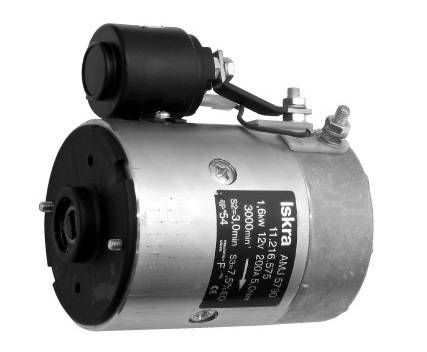 Gleichstrommotor Mahle MM216 IM0261 für BUCHER, 1.6kW 12V