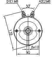 Gleichstrommotor Mahle MM112 IM0221 für HPI, 2.1kW 12V