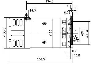 Gleichstrommotor Mahle MM24 IM0309 für HALDEX, 3.0kW 24V